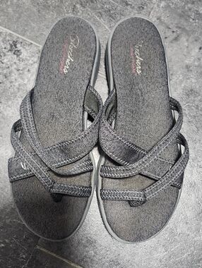 Womens Memory Foam Sketchers Sandals Size 9